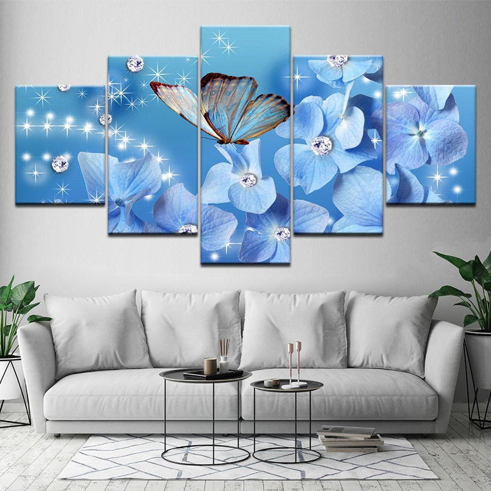 Butterfly 34 - Animal 5 Panel Canvas Art Wall Decor Butterfly 34 - Animal 5 Panel Canvas Art Wall Decor