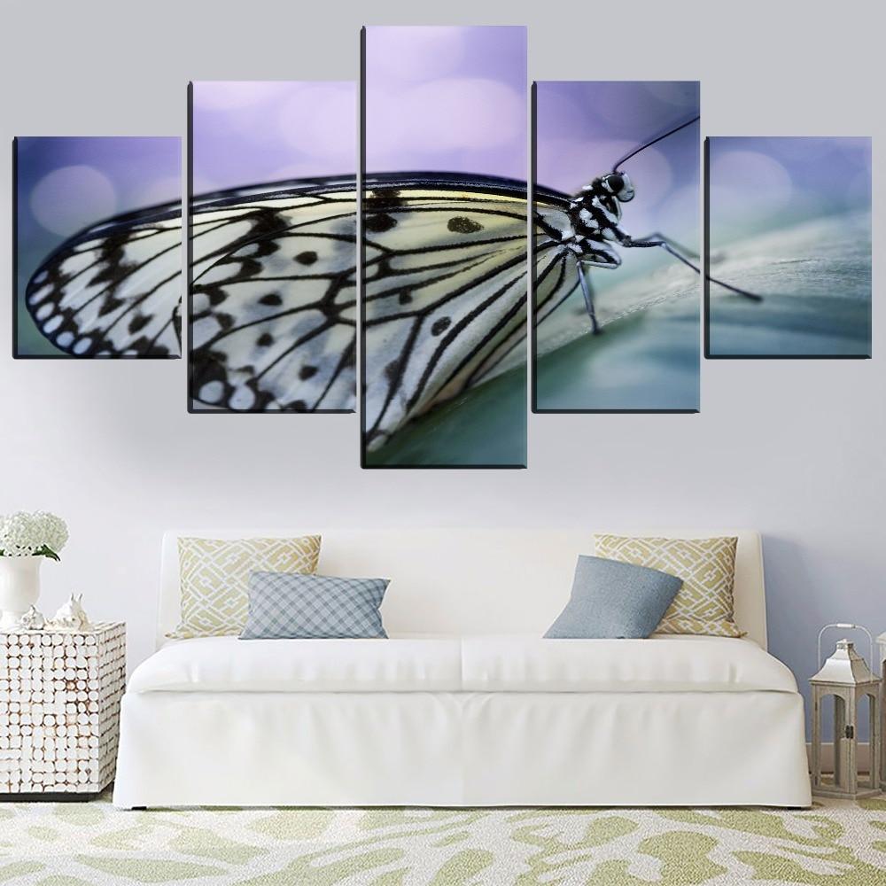 Butterfly 38 - Animal 5 Panel Canvas Art Wall Decor Butterfly 38 - Animal 5 Panel Canvas Art Wall Decor