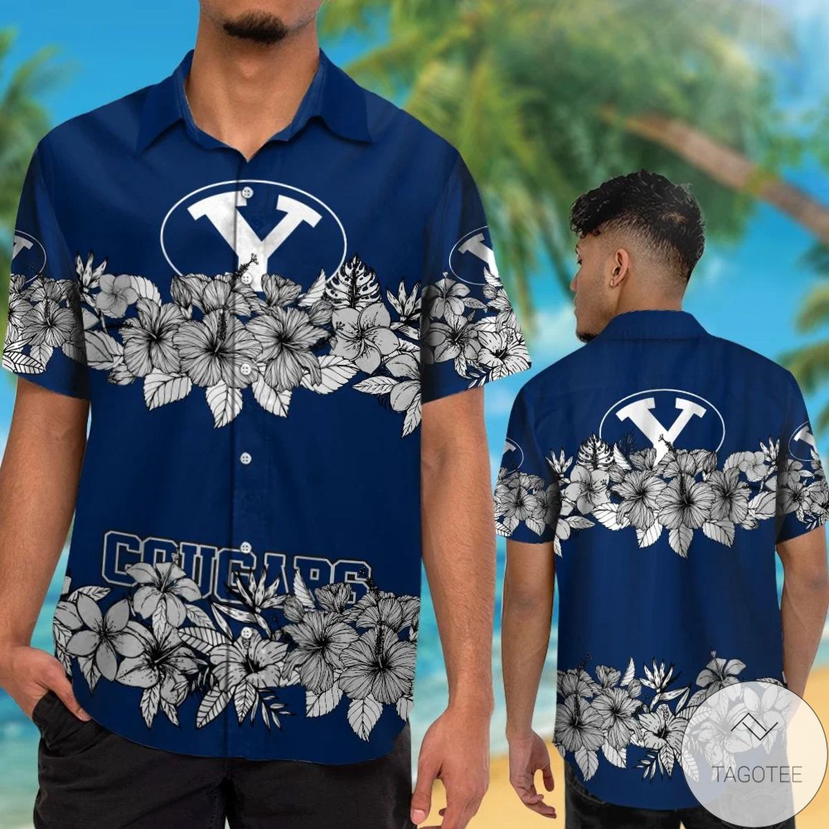 Byu Cougars Hawaiian Shirt Byu Cougars Hawaiian Shirt