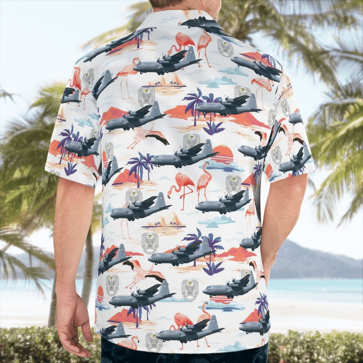 C-130 Hercules Polish Air Force Hawaiian Shirt C-130 Hercules Polish Air Force Hawaiian Shirt