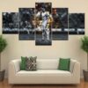CR7 Cristiano Ronaldo Fabric Sport - 5 Panel Canvas Art Wall Decor