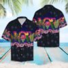 Cactus Border Chest Hawaiian Shirt Summer Button Up