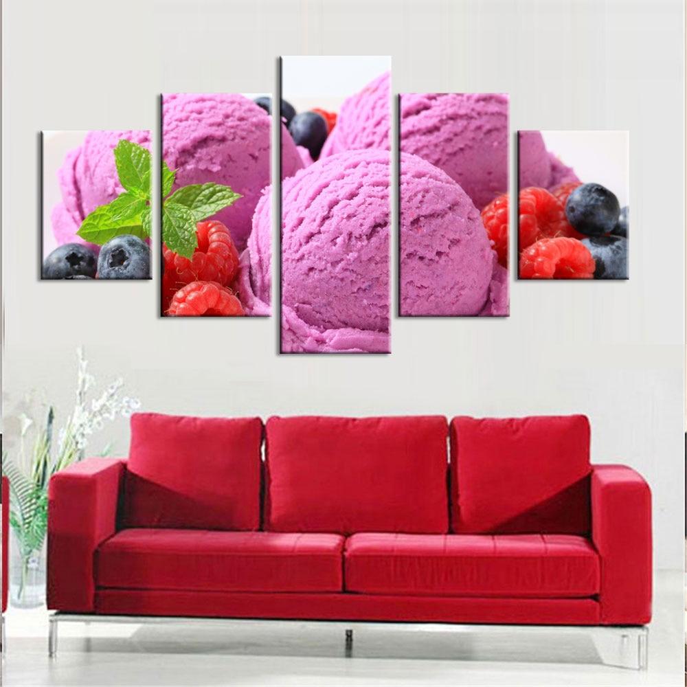 Cake 27 - Kitchen 5 Panel Canvas Art Wall Decor Cake 27 - Kitchen 5 Panel Canvas Art Wall Decor