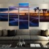 Cali State Park - Nature 5 Panel Canvas Art Wall Decor