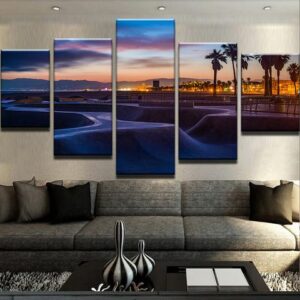 Cali State Park - Nature 5 Panel Canvas Art Wall Decor