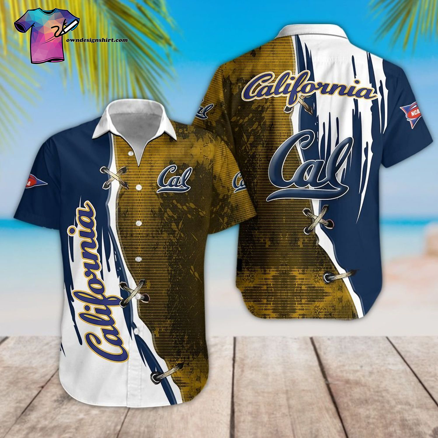 California Golden Bears Tropical Hawaiian Shirt California Golden Bears Tropical Hawaiian Shirt
