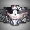 Caligula - Anime 5 Panel Canvas Art Wall Decor