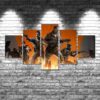 Call Of Duty 05 - Gaming 5 Panel Canvas Art Wall Decor
