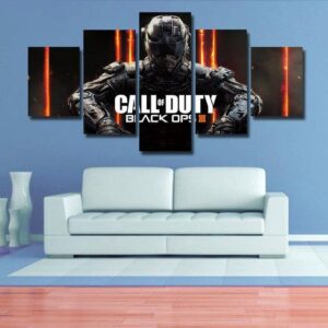 Call Of Duty 13 - Gaming 5 Panel Canvas Art Wall Decor