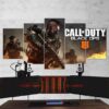 Call Of Duty Black Ops 4 Logo 02 - Gaming 5 Panel Canvas Art Wall Decor