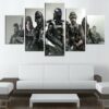 Call Of Duty Characters - Gaming 5 Panel Canvas Art Wall Decor