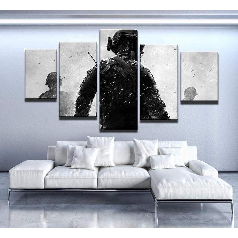 Call Of Duty Modern Warfare 3 - Gaming 5 Panel Canvas Art Wall Decor Call Of Duty Modern Warfare 3 - Gaming 5 Panel Canvas Art Wall Decor
