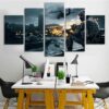 Call Of Duty : Modern Warfare - Gaming 5 Panel Canvas Art Wall Decor