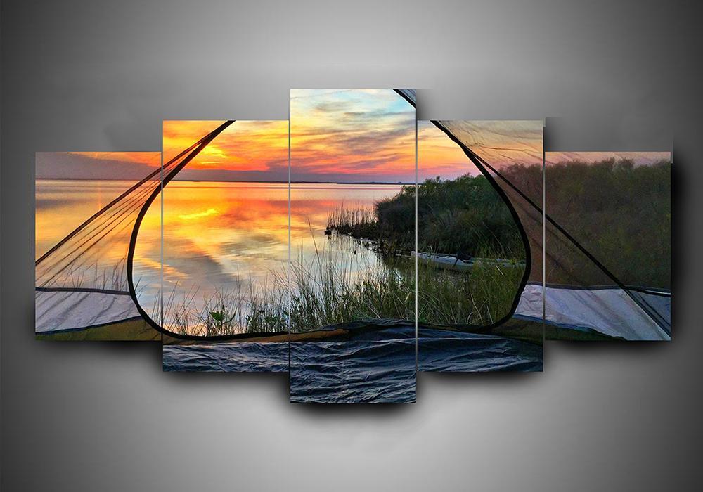 Camping 2 - Sport 5 Panel Canvas Art Wall Decor Camping 2 - Sport 5 Panel Canvas Art Wall Decor