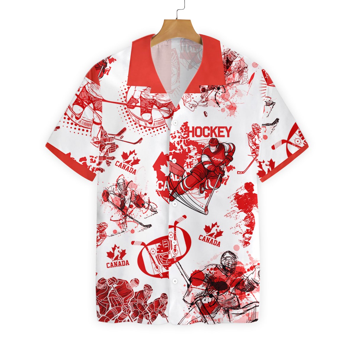 Canada Hockey Hawaiian Shirt Canada Hockey Hawaiian Shirt