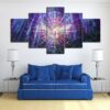 Cannabis Lover - Abstract 5 Panel Canvas Art Wall Decor