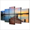 Canvas Dock Lake