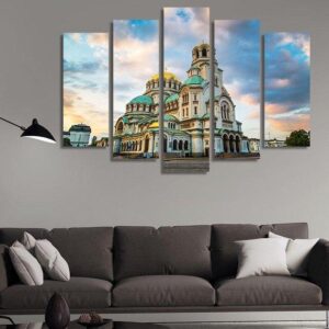 Capital - Nature 5 Panel Canvas Art Wall Decor