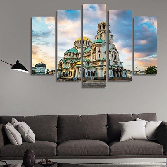 Capital - Nature 5 Panel Canvas Art Wall Decor Capital - Nature 5 Panel Canvas Art Wall Decor