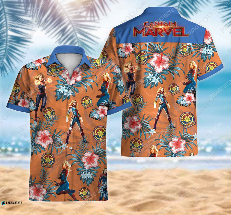 Captain America Avengers Disney Marvel Movie Hawaiian Shirt Captain America Avengers Disney Marvel Movie Hawaiian Shirt