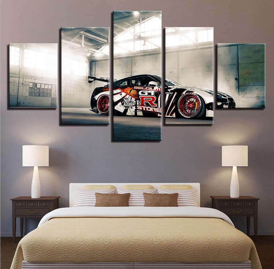 Car 30 - Automative 5 Panel Canvas Art Wall Decor Car 30 - Automative 5 Panel Canvas Art Wall Decor