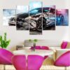 Car 99 - Automative 5 Panel Canvas Art Wall Decor