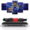 Card Game - Gaming 5 Panel Canvas Art Wall Decor