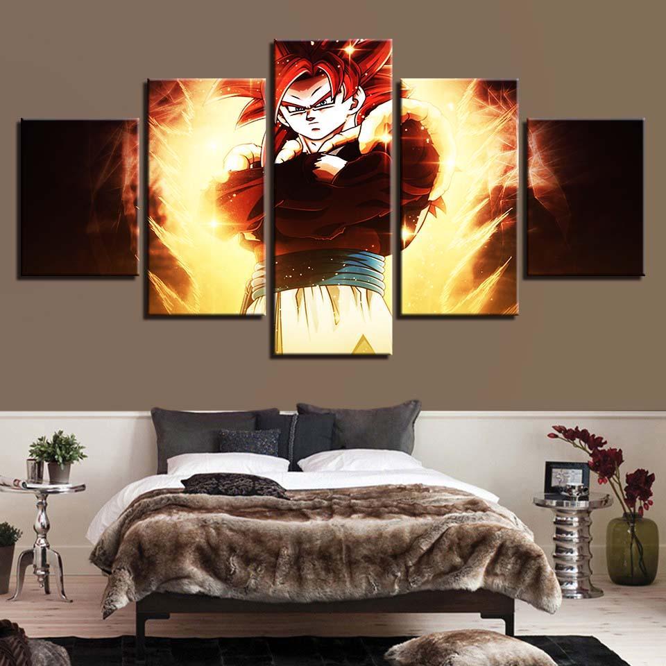 Cartoon Animated Dragon Ball 07 - Anime 5 Panel Canvas Art Wall Decor Cartoon Animated Dragon Ball 07 - Anime 5 Panel Canvas Art Wall Decor