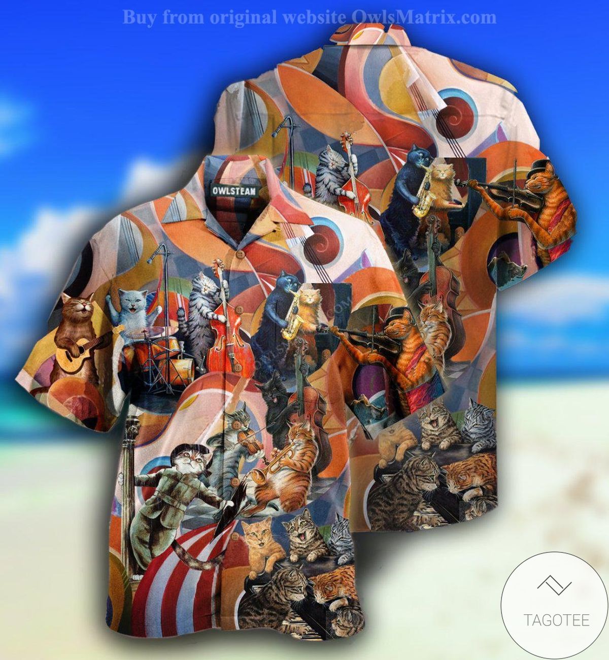 Cat Amazing Musical Band Hawaiian Shirt Cat Amazing Musical Band Hawaiian Shirt
