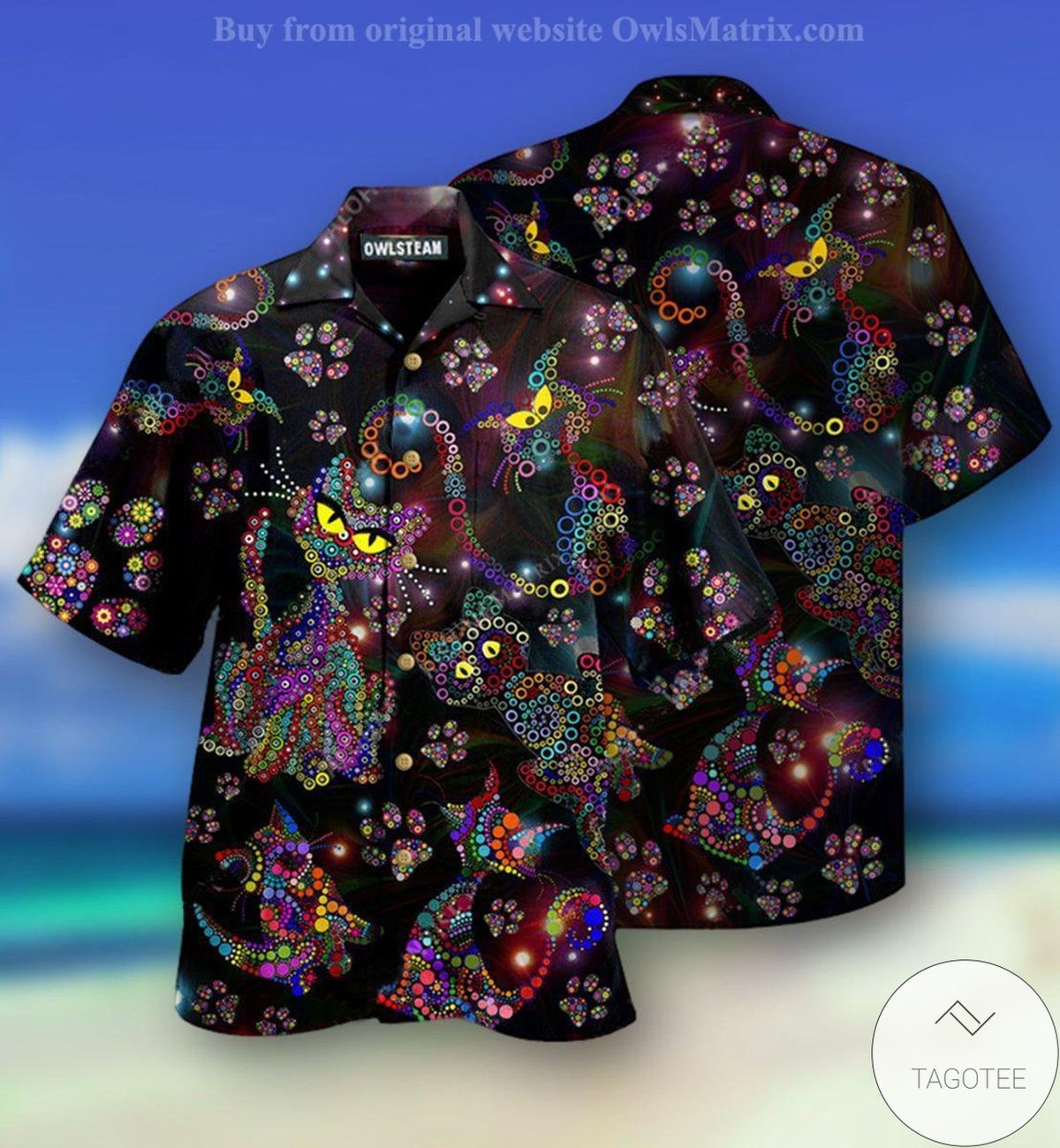 Cat Colorful Hawaiian Shirt Cat Colorful Hawaiian Shirt