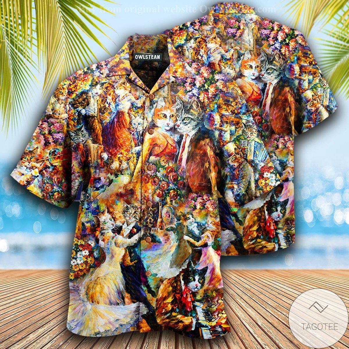 Cat Sound Of The Dance Hawaiian Shirt Cat Sound Of The Dance Hawaiian Shirt
