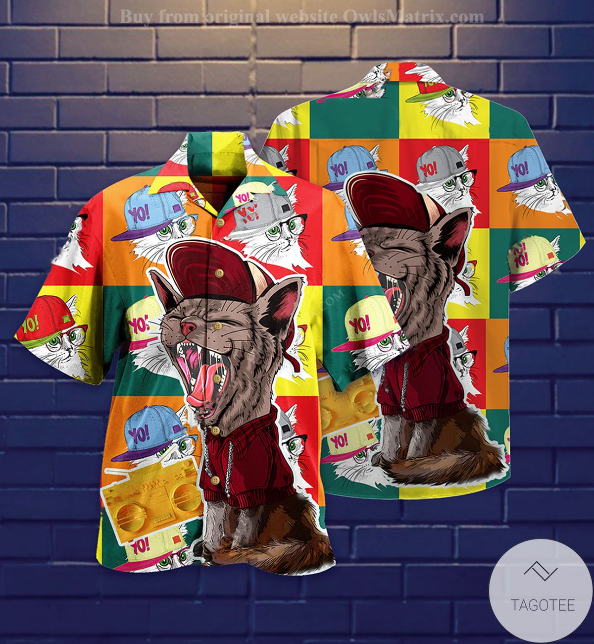 Cat Yoyo Style Hawaiian Shirt Cat Yoyo Style Hawaiian Shirt