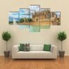 Catedral De Mallorca In Spain 1 - Nature 5 Panel Canvas Art Wall Decor
