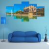 Catedral De Mallorca In Spain - Nature 5 Panel Canvas Art Wall Decor