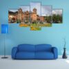 Cathedral Basilica In Peru - Nature 5 Panel Canvas Art Wall Decor
