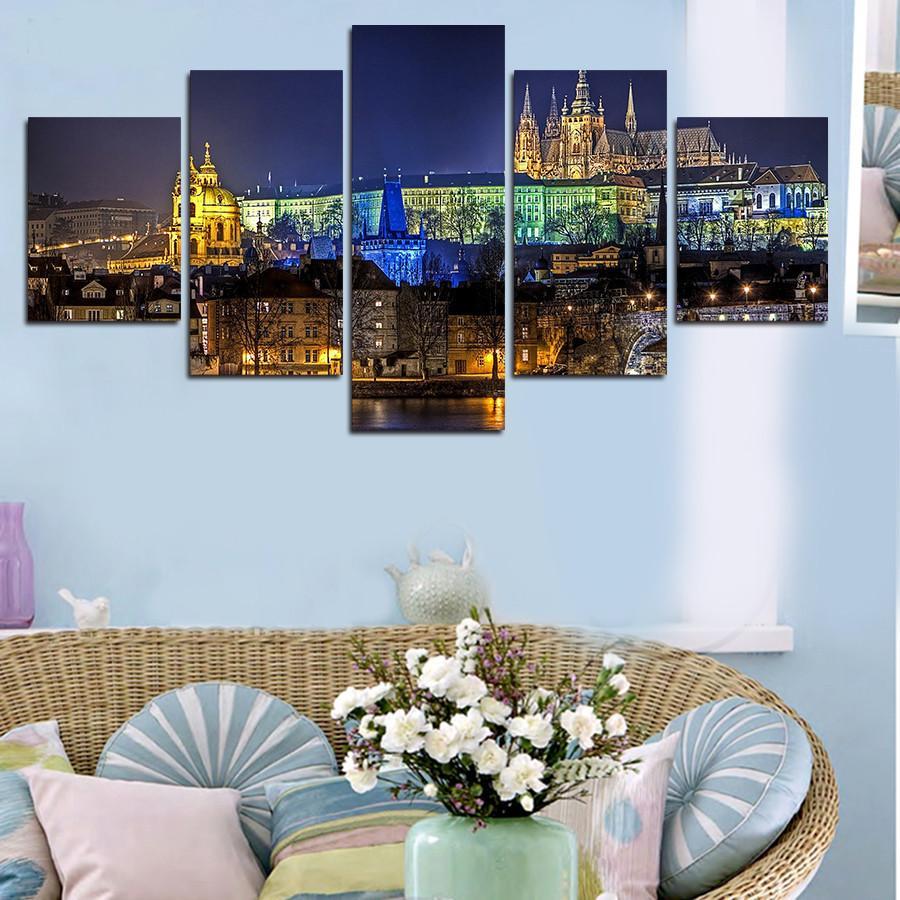 Cathedral Cityscape - Nature Canvsa Wall Art Cathedral Cityscape - Nature Canvsa Wall Art