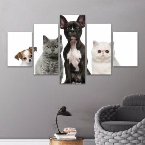 Cats Dogs Canvas Home Decor