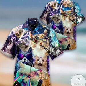 Cats The Battle Flying Cat Rebellion Hawaiian Shirt