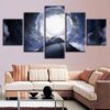 Cave - Nature 5 Panel Canvas Art Wall Decor