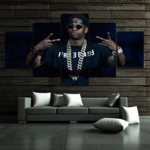 Chainz 03 - Famous Person 5 Panel Canvas Art Wall Decor
