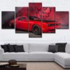 Challenger 5 - Automative 5 Panel Canvas Art Wall Decor