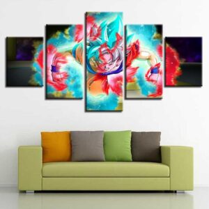 Character Dragon Ball - Anime 5 Panel Canvas Art Wall Decor