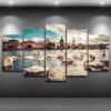 Charles Bridge Prague Czech Republic - Animal Canvas Wall Art