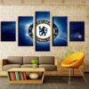 Chelsea Soccer Club 2 - Sport 5 Panel Canvas Art Wall Decor