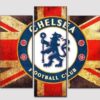 Chelsea Soccer Club 3 - Sport 5 Panel Canvas Art Wall Decor