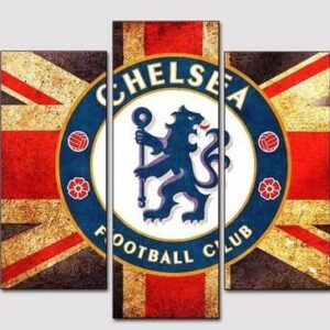 Chelsea Soccer Club 3 - Sport 5 Panel Canvas Art Wall Decor