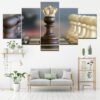 Chess 25 - Gaming 5 Panel Canvas Art Wall Decor
