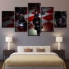 Chess 5 - Gaming 5 Panel Canvas Art Wall Decor