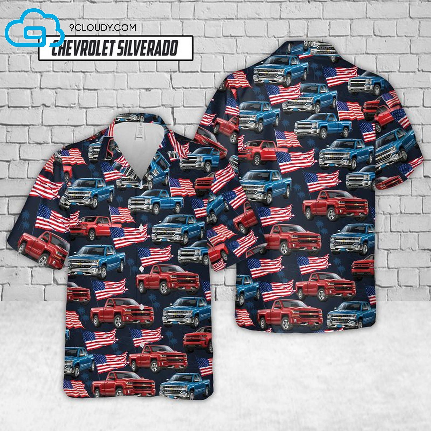 Chevrolet Silverado Full Print Hawaiian Shirt Chevrolet Silverado Full Print Hawaiian Shirt