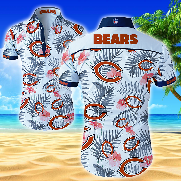 Chicago Bears Hawaiian Shirt Summer Button Up Chicago Bears Hawaiian Shirt Summer Button Up